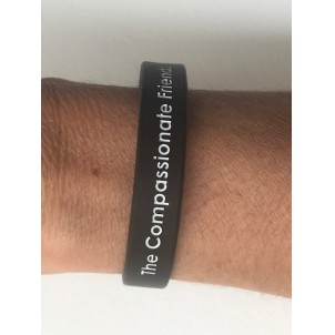 Charity wristband - black & white